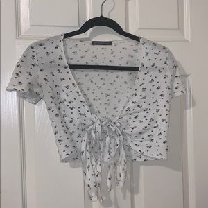 brandy melville wrap top